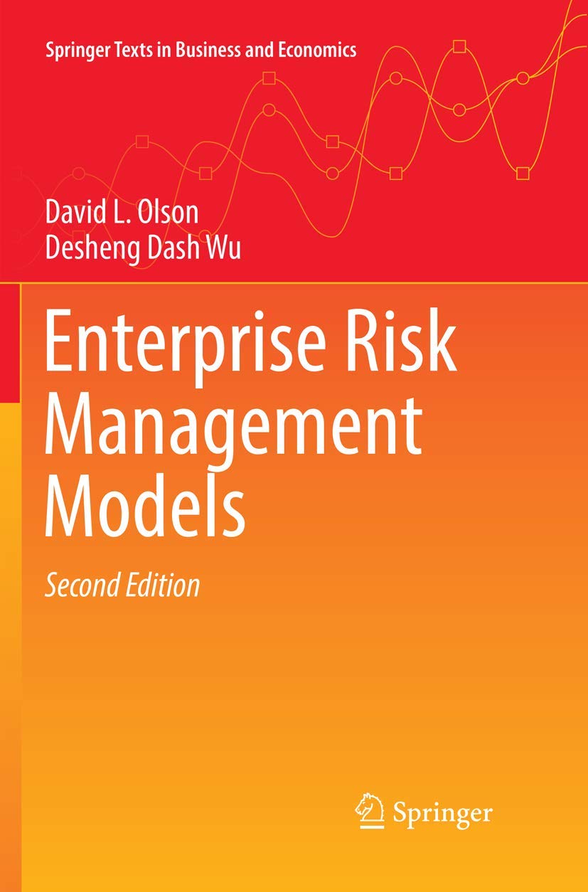 Enterprise Risk Management Models (Springer Texts in Business and Economics),Used