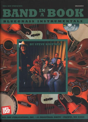 Mel Bay Band In A Book: Bluegrass Instrumentals Book/2CD,Used