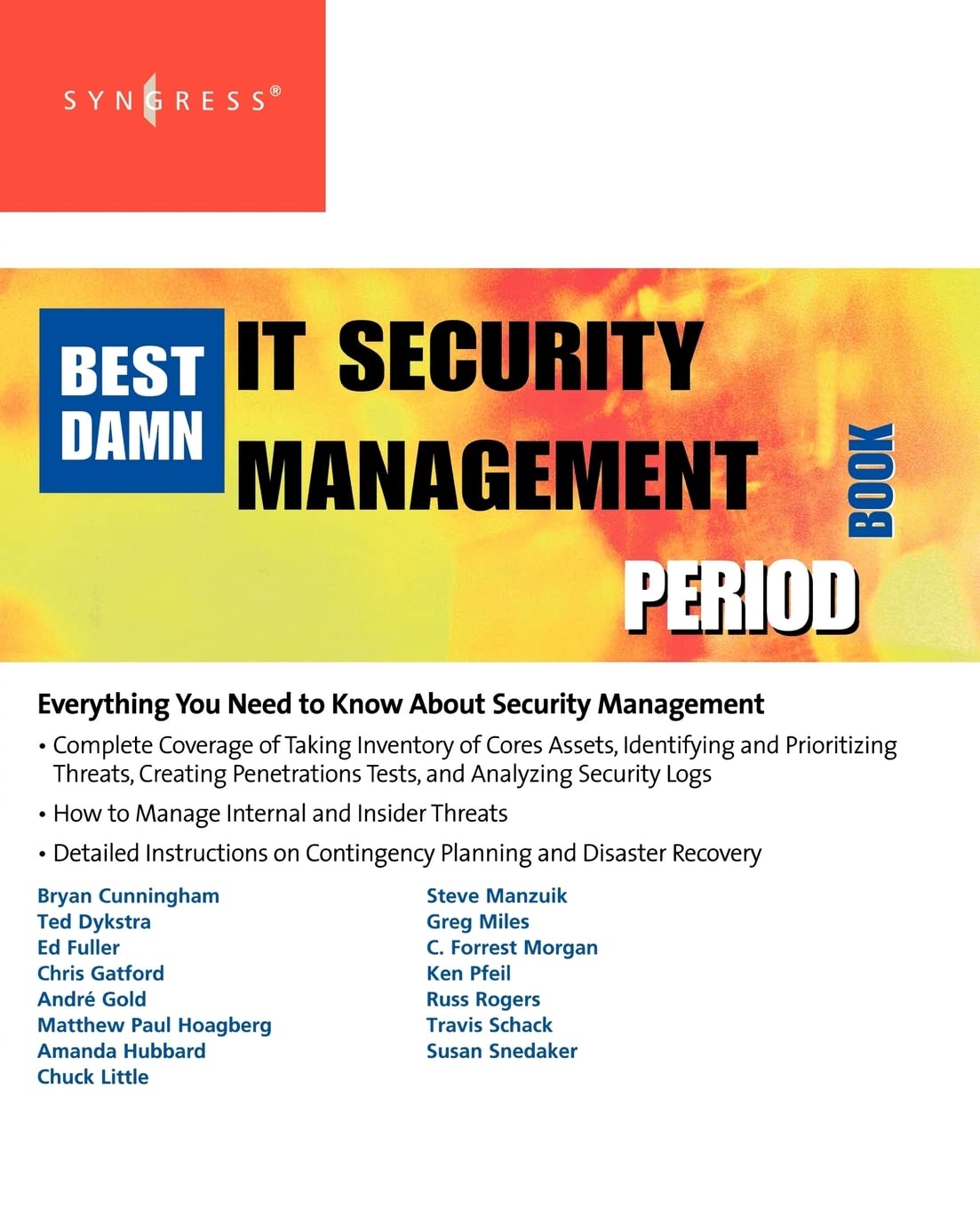 The Best Damn IT Security Management Book Period,Used