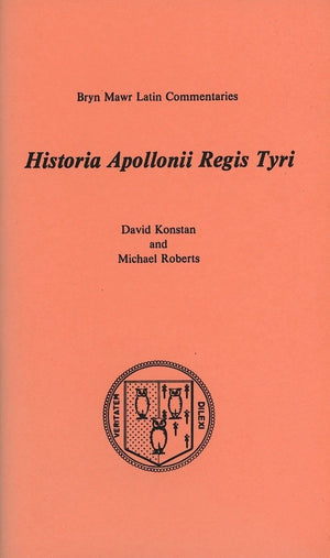 Historia Apollonii Regis Tyri (Bryn Mawr Commentaries, Latin) (Latin and English Edition),Used
