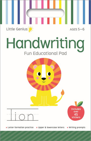 Handwriting: Fun Educational Activity Pad With Carry Handle (Little Genius)