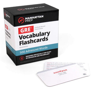 500 Advanced Words: GRE Vocabulary Flashcards (Manhattan Prep GRE Prep),New