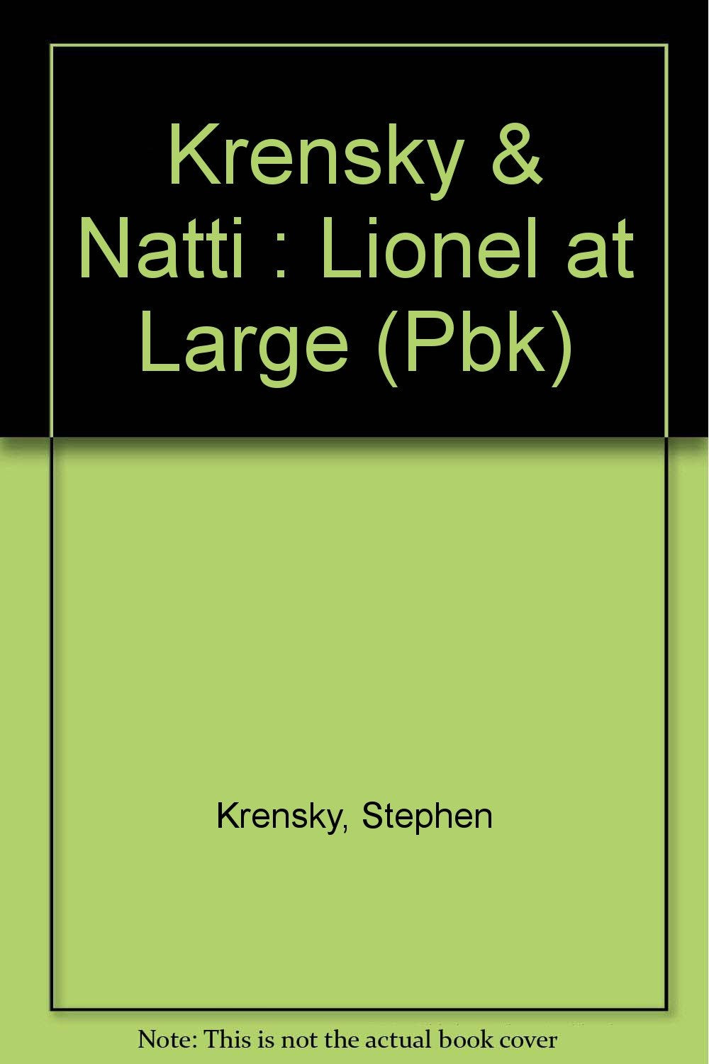 Lionel at Large (EasytoRead, Puffin),Used