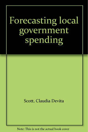 Forecasting local government spending,Used