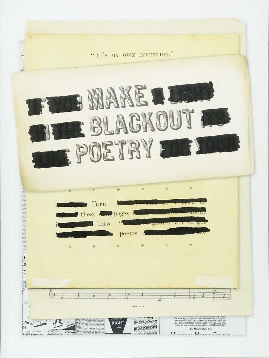Make Blackout Poetry: Turn These Pages into Poems,Used