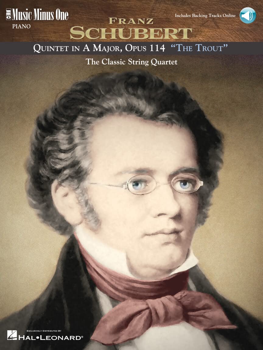 Schubert  Quintet in A Major, Op. 114, D667 'The Trout' Book/Online Audio,New