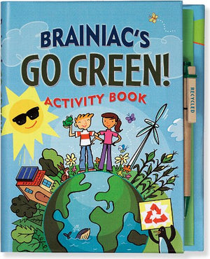 Braniac's Go Green Activity Book: For EarthSavers of All Ages (Activity Book),Used