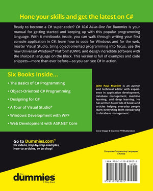 C# 10.0 AllinOne For Dummies (For Dummies (Computer/Tech)),Used