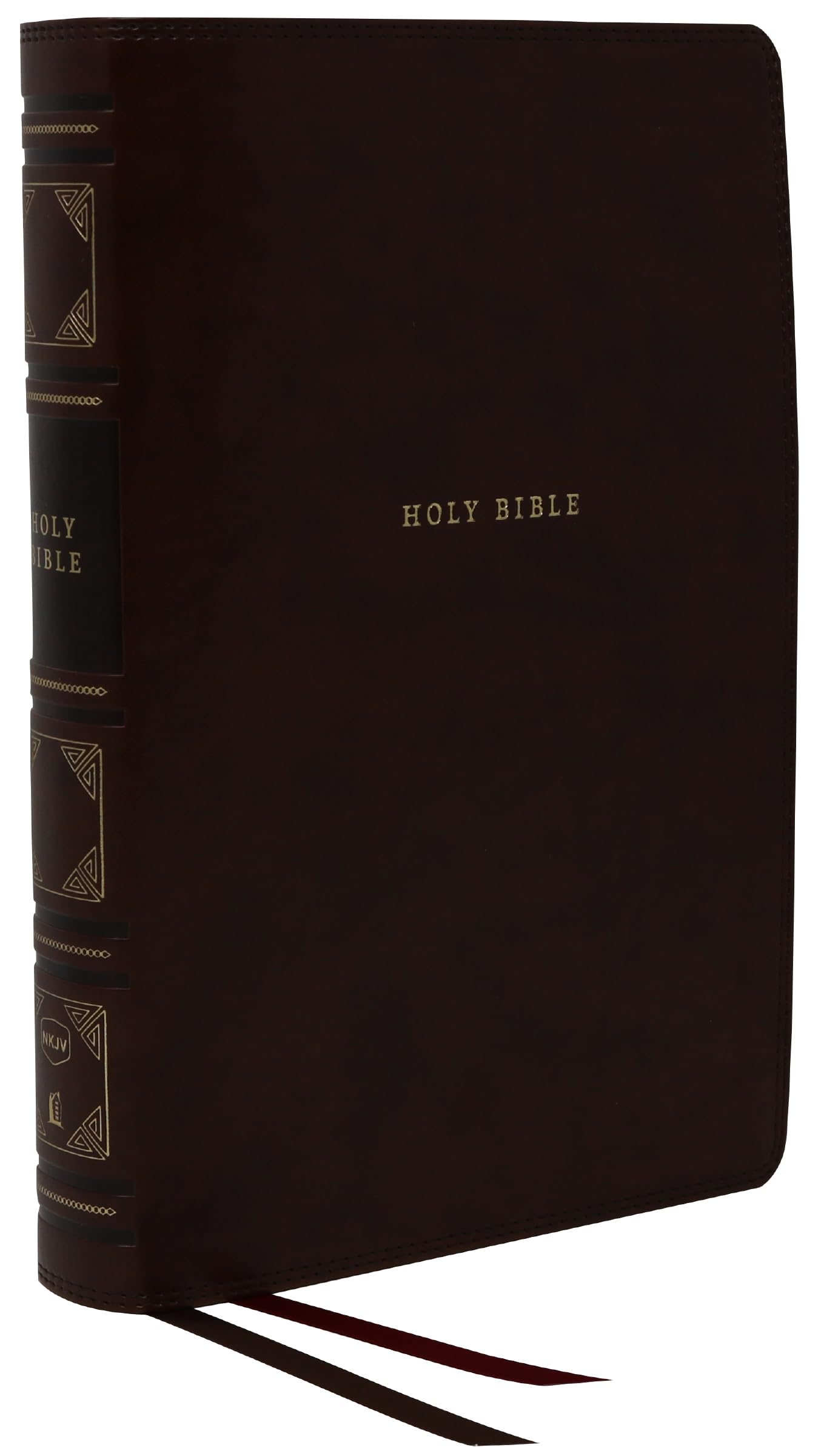 NKJV, Reference Bible, Classic VersebyVerse, CenterColumn, Leathersoft, Black, Red Letter, Comfort Print: Holy Bible, New Kin