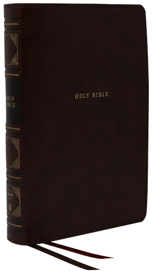 NKJV, Reference Bible, Classic VersebyVerse, CenterColumn, Leathersoft, Black, Red Letter, Comfort Print: Holy Bible, New Kin