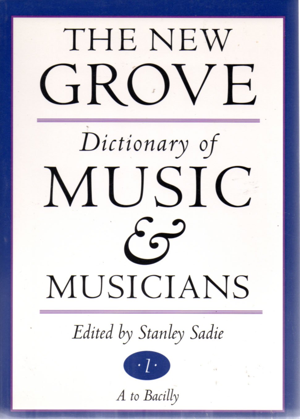 The New Grove Dictionary of Music and Musicians (20 Volume Set),Used