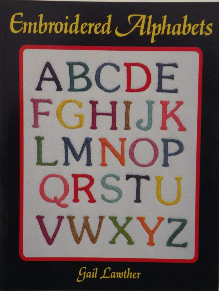Embroidered Alphabets,Used