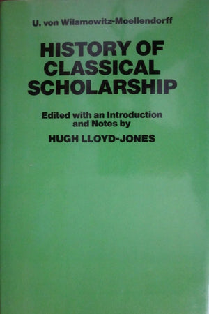 History of Classical Scholarship,Used