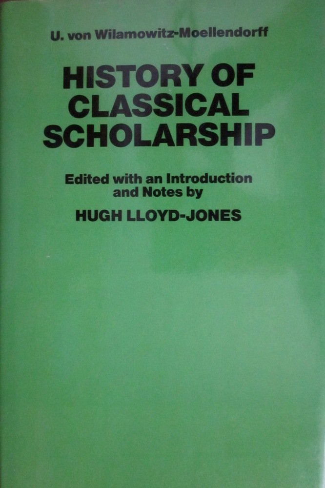 History of Classical Scholarship,Used