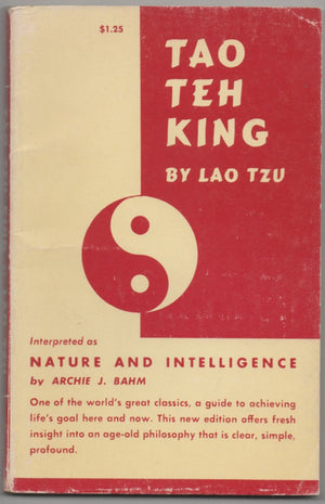 Tao Teh King: Nature And Intelligence,Used