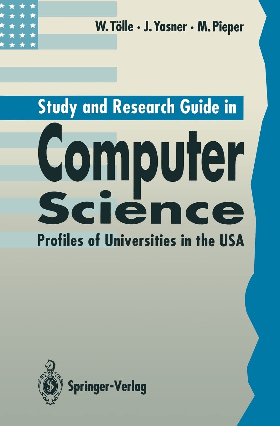 Study And Research Guide In Computer Science: Profiles Of Universities In The Usa,Used