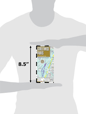 Streetwise Paris Map  Laminated City Center Street Map of Paris, France,New