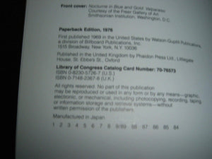 Whistler: Landscapes and Seascapes,Used