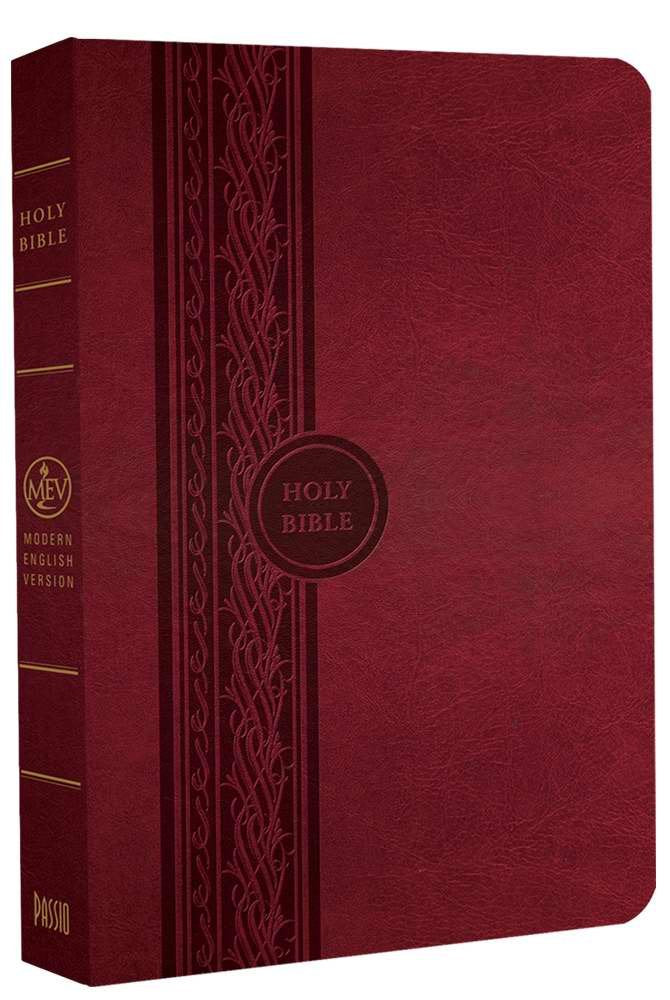 MEV Bible Thinline Reference Cranberry: Modern English Version