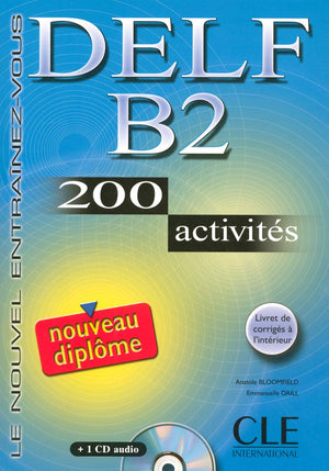Nouveau delf b2 200 activites + 1cd audio,Used