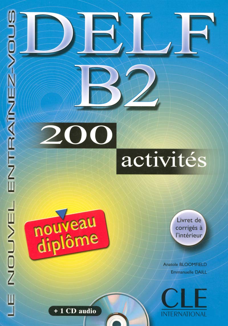 Nouveau delf b2 200 activites + 1cd audio,Used
