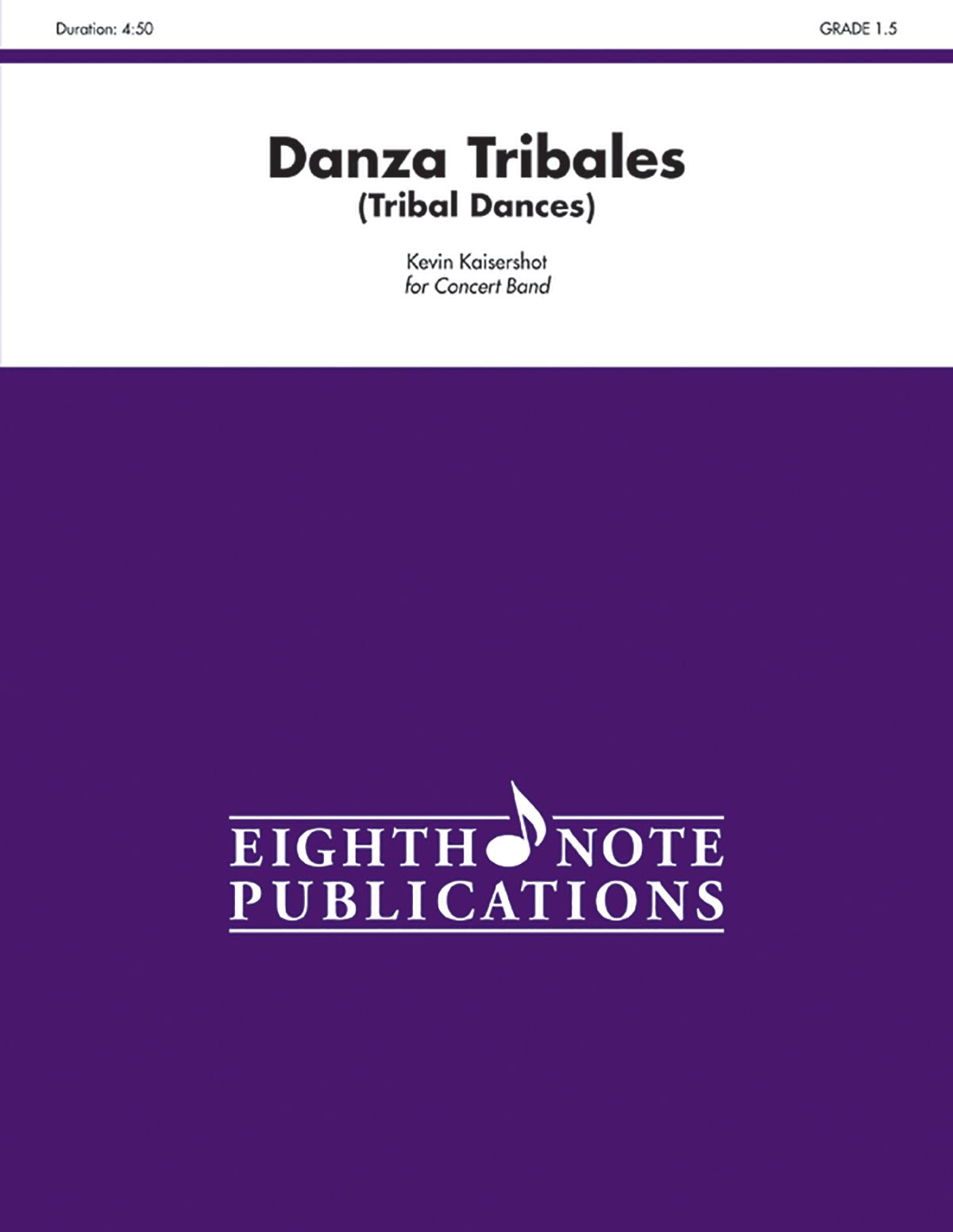 Danza Tribales: (Tribal Dances), Conductor Score (Eighth Note Publications),Used