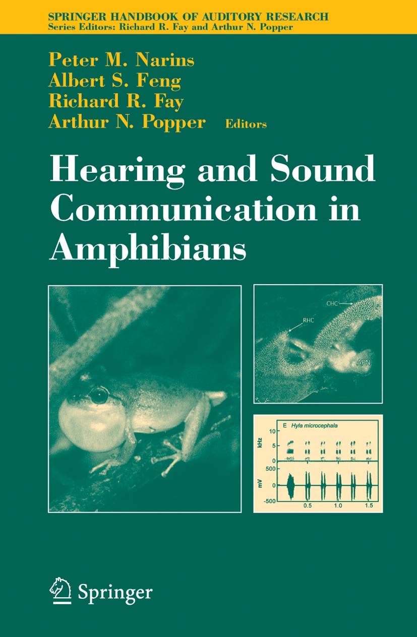 Hearing and Sound Communication in Amphibians (Springer Handbook of Auditory Research, 28),Used