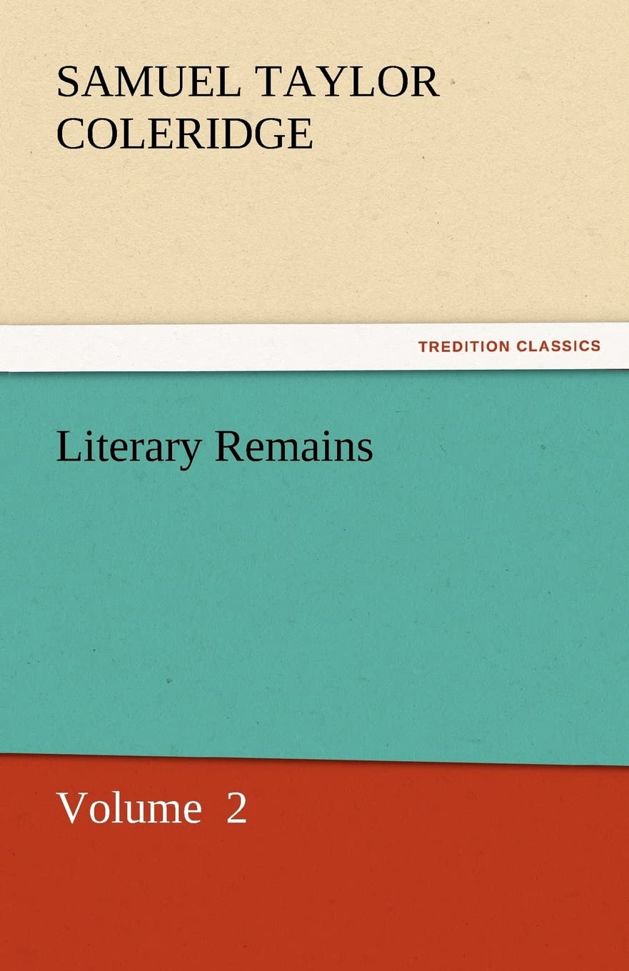 Literary Remains,Used