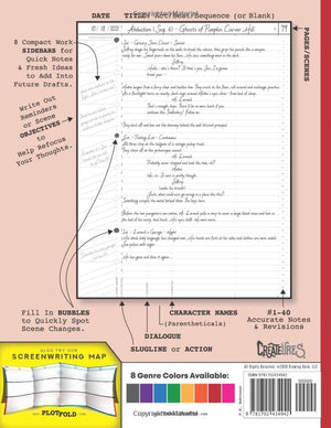 Blank Screenwriting Notebook: Write Your Own Movies  200 Pages of PreFormatted Script Templates  8.5' x 11' Journal for Ideas,Used