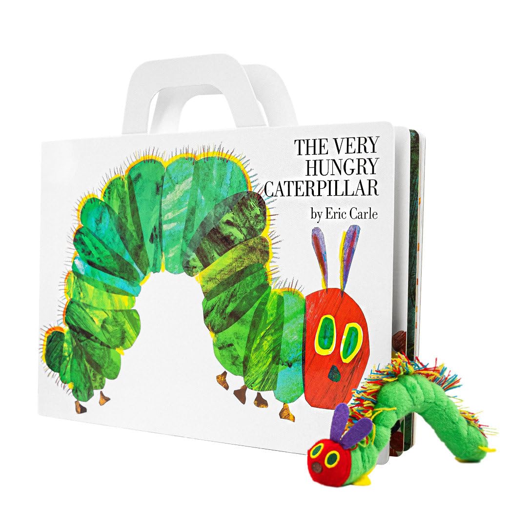 The Very Hungry Caterpillar Giant Board Book and Plush package,Used