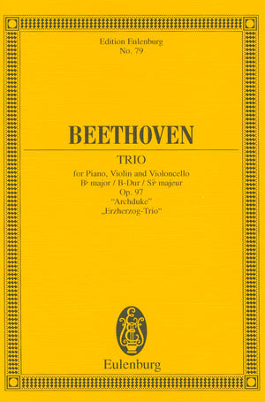 Piano Trio No. 7, Op. 97: 'Archduke',New