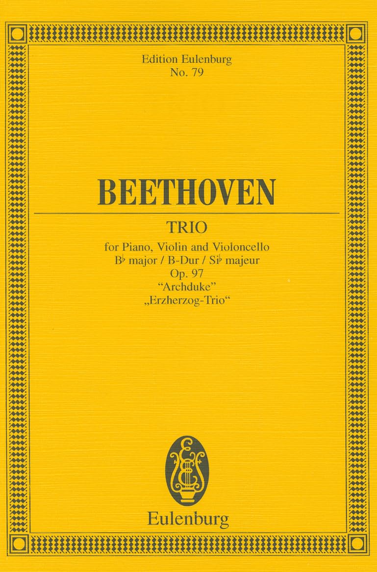 Piano Trio No. 7, Op. 97: 'Archduke',New