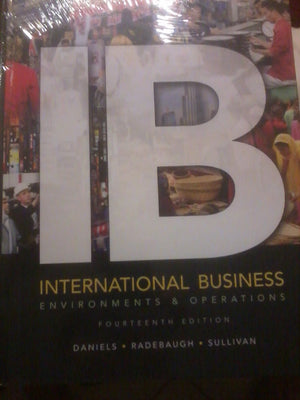 International Business: Environments & Operations,New