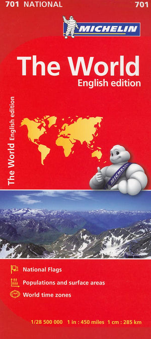 Michelin World Map 701 (Maps/Country (Michelin)),Used