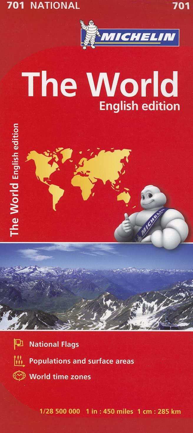 Michelin World Map 701 (Maps/Country (Michelin)),Used