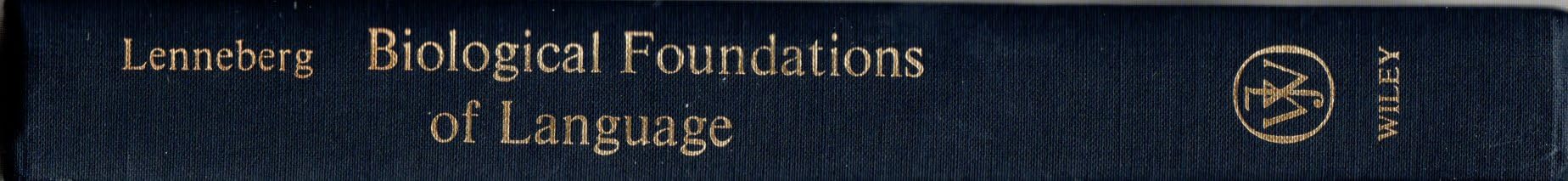 Biological Foundations Of Language,Used
