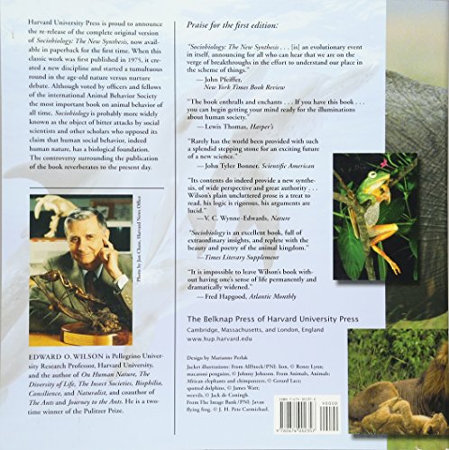 Sociobiology: The New Synthesis, Twentyfifth Anniversary Edition,Used
