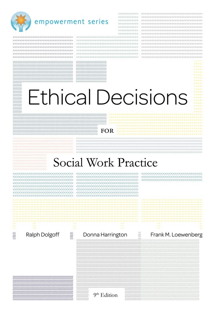 Ethical Decisions for Social Work Practice (Brooks/Cole Empowerment Series),Used
