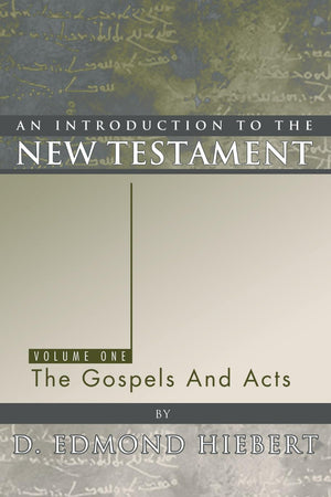An Introduction To The New Testament, Volume 1: The Gospels And Acts,Used