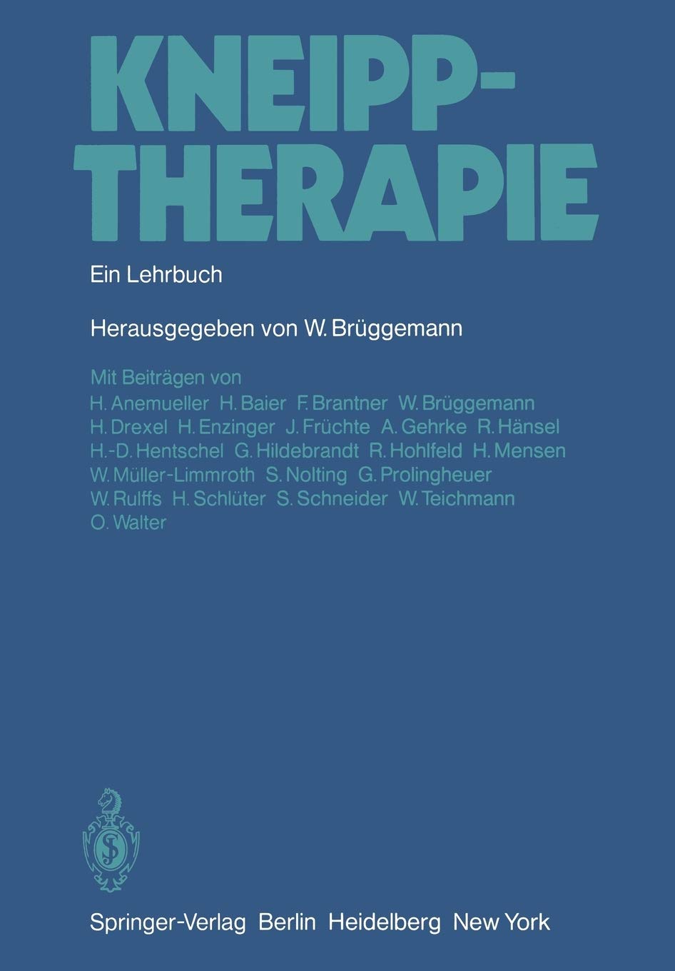 Kneipptherapie: Ein Lehrbuch (German Edition),New