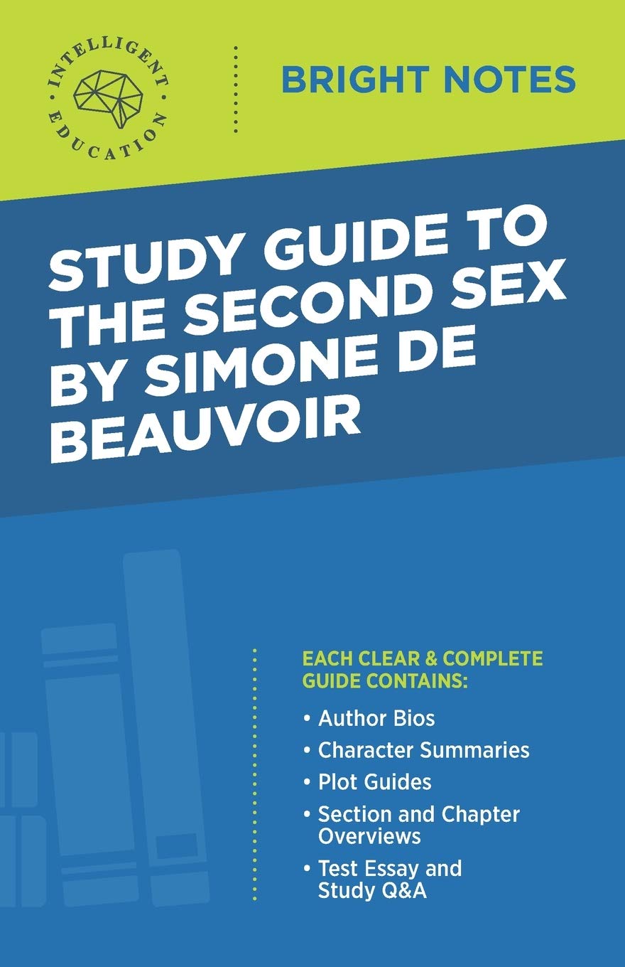 Study Guide to The Second Sex by Simone de Beauvoir (Bright Notes),Used