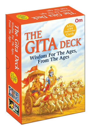 The Gita Deck: Wisdom For The Ages, From The Ages | Bhagavad Gita Teachings | Spiritual Lessons | Divine Guidance - Set Of 64 Inspirational Cards