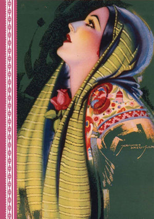 Mexican Calendar Girl Journal
