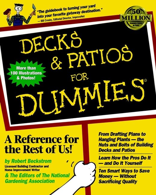 Decks and Patios For Dummies,Used