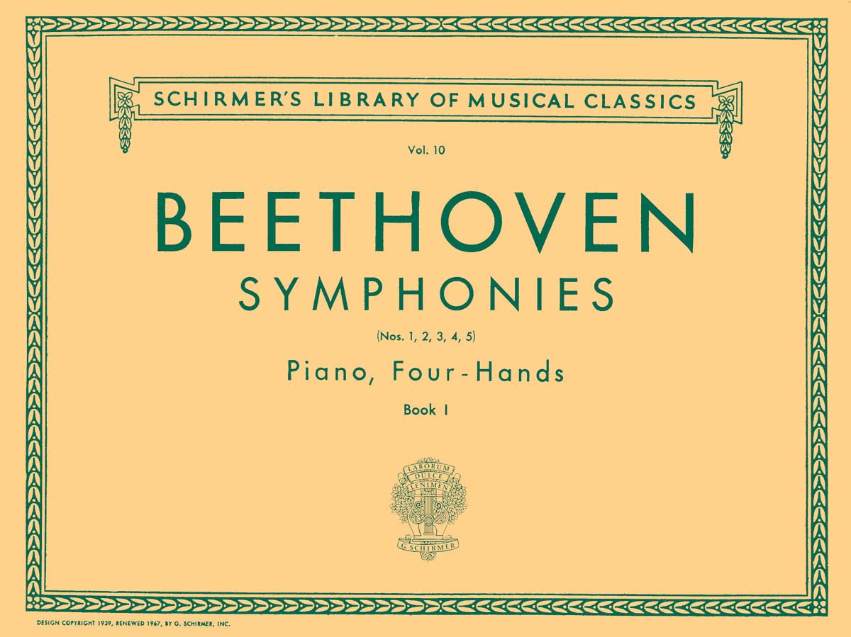Symphonies  Book 1 (15): Schirmer Library of Classics Volume 10 Piano Duet (Schirmer's Library of Musical Classics),Used