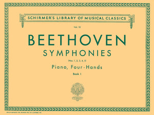 Symphonies  Book 1 (15): Schirmer Library of Classics Volume 10 Piano Duet (Schirmer's Library of Musical Classics),Used