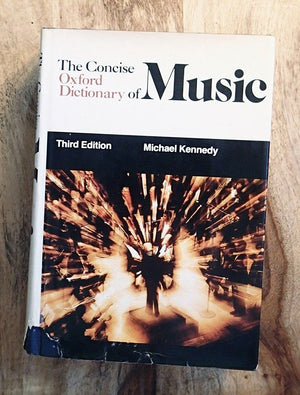 Concise Oxford Dictionary of Music,Used