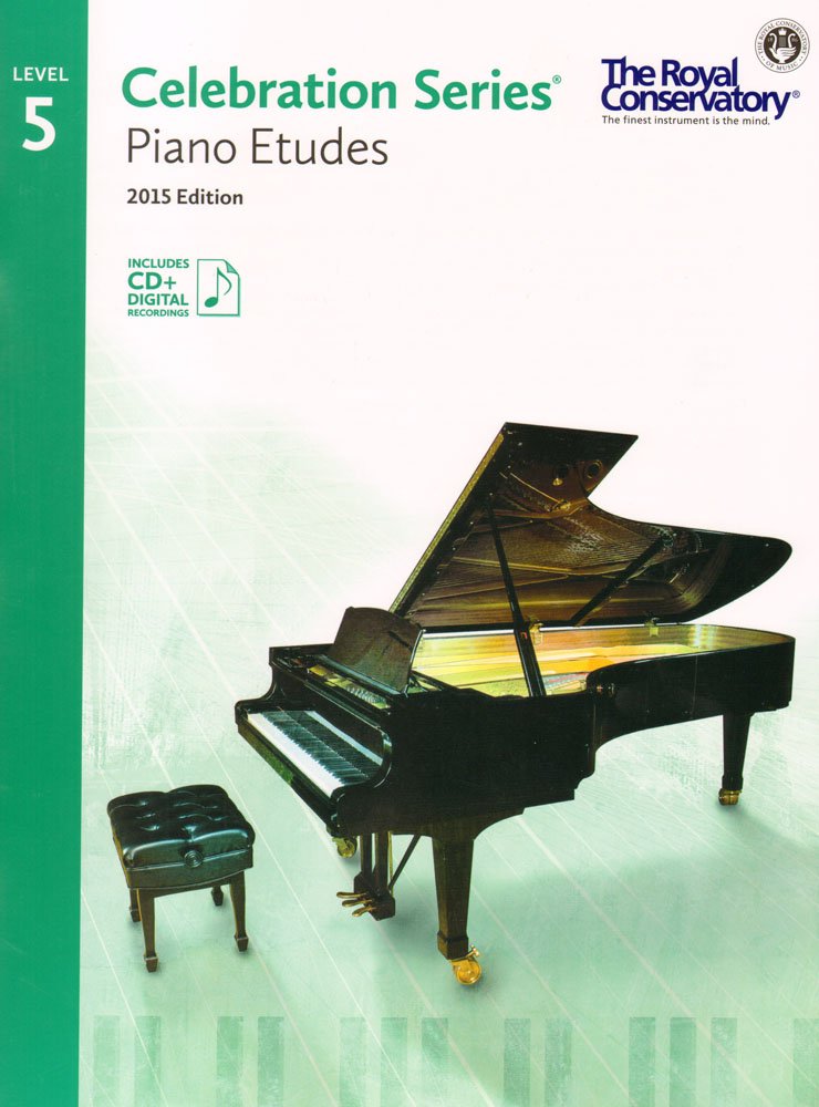 C5S05  Royal Conservatory Celebration Series  Piano Etudes Level 5 Book 2015 Edition,Used