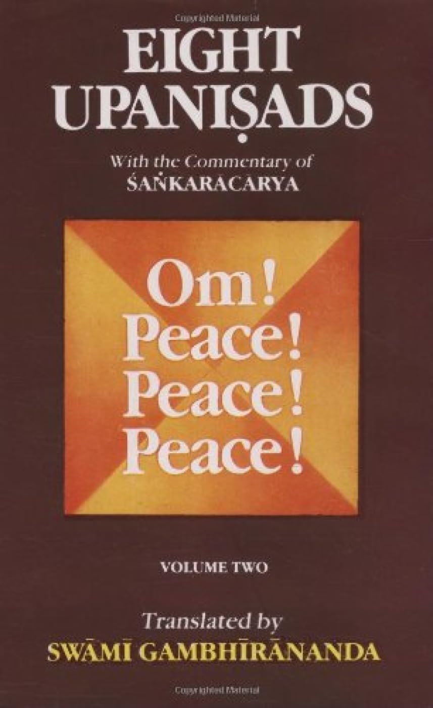 Eight Upanishads, with the Commentary of Sankara, Vol. II,Used