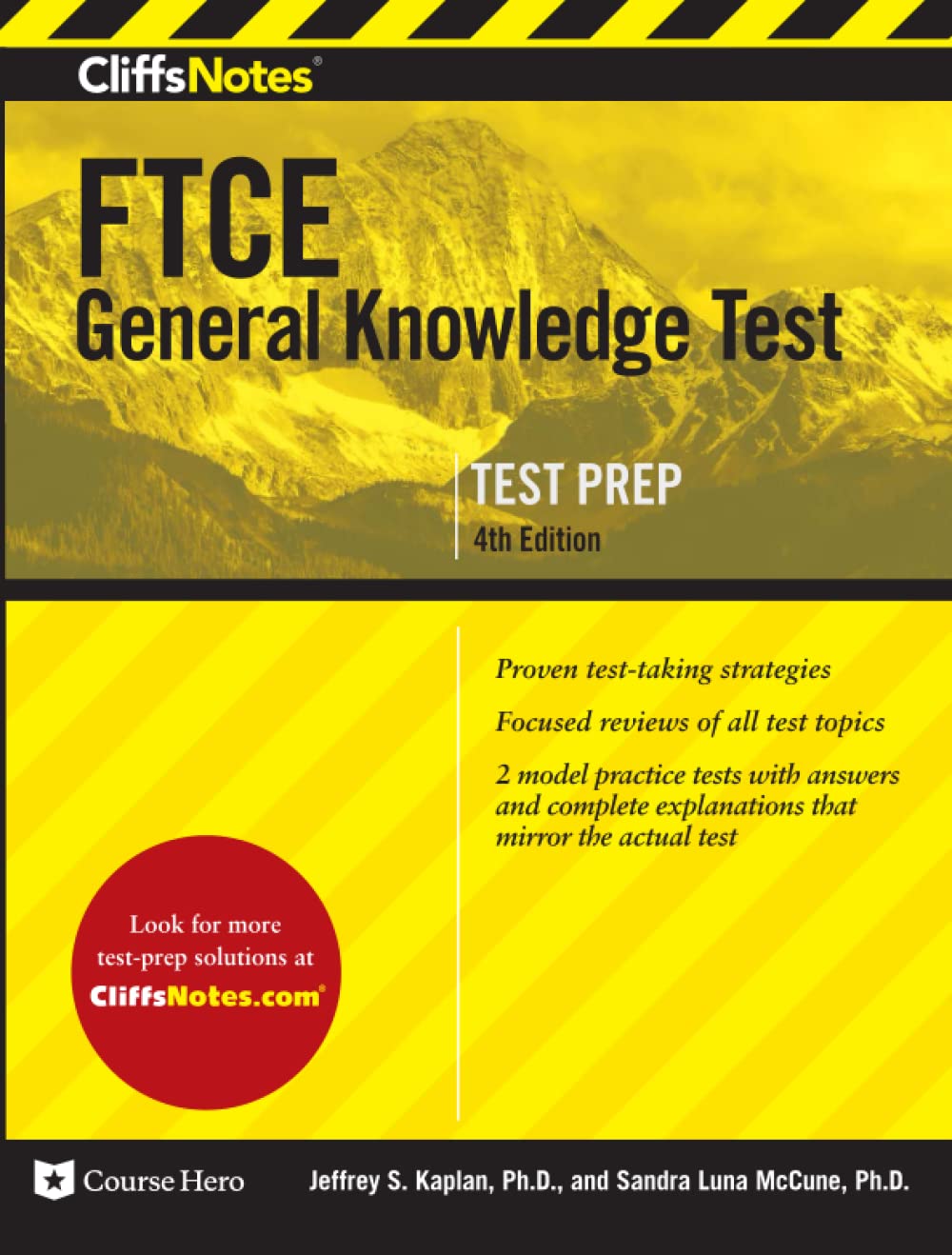 CliffsNotes FTCE General Knowledge Test: Fourth Edition, Revised (CliffsNotes Test Prep),Used